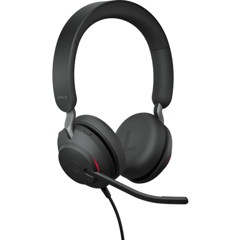 Kufje me kabllo Jabra Evolve2 40 SE / UC Stereo / USB-A, USB-C / 20 - 20000 Hz - e zezë