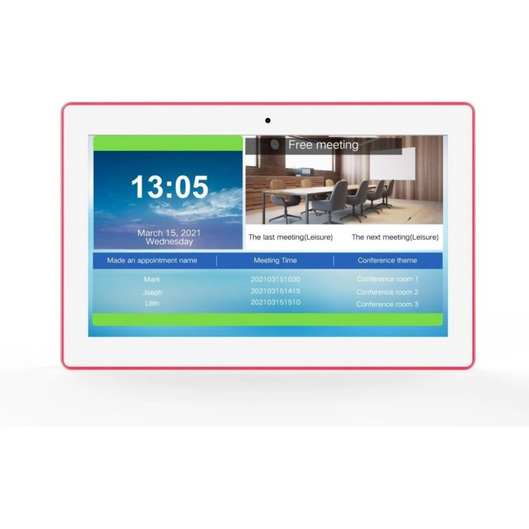 Tablet Android ALLNET Meeting Room RGB LED / 15" / RK3399 / White / Android 10 / NFC & RFID