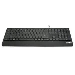 Tastierë me kabllo TERRA Keyboard 4000 me Copilot / QWERTZ - Zezë