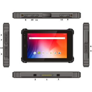 Aksesorë për tablet ALLNET Rugged Outdoor Tablet with Windows operating system, integrated 2D barcode scanner, NFC, LTE connectivity – Model: X-trail-100-Intel-2D