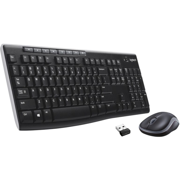 Set Logitech Combo MK270 / Wireless / Tastierë dhe Maus / QWERTY US-Layout / I zi