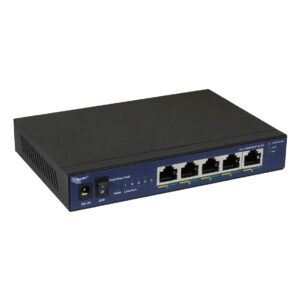 ALLNET ALL-SG8005P 5-Port Gigabit PoE+ Unmanaged Switch | 4x PoE | 69W Budget | Fanless