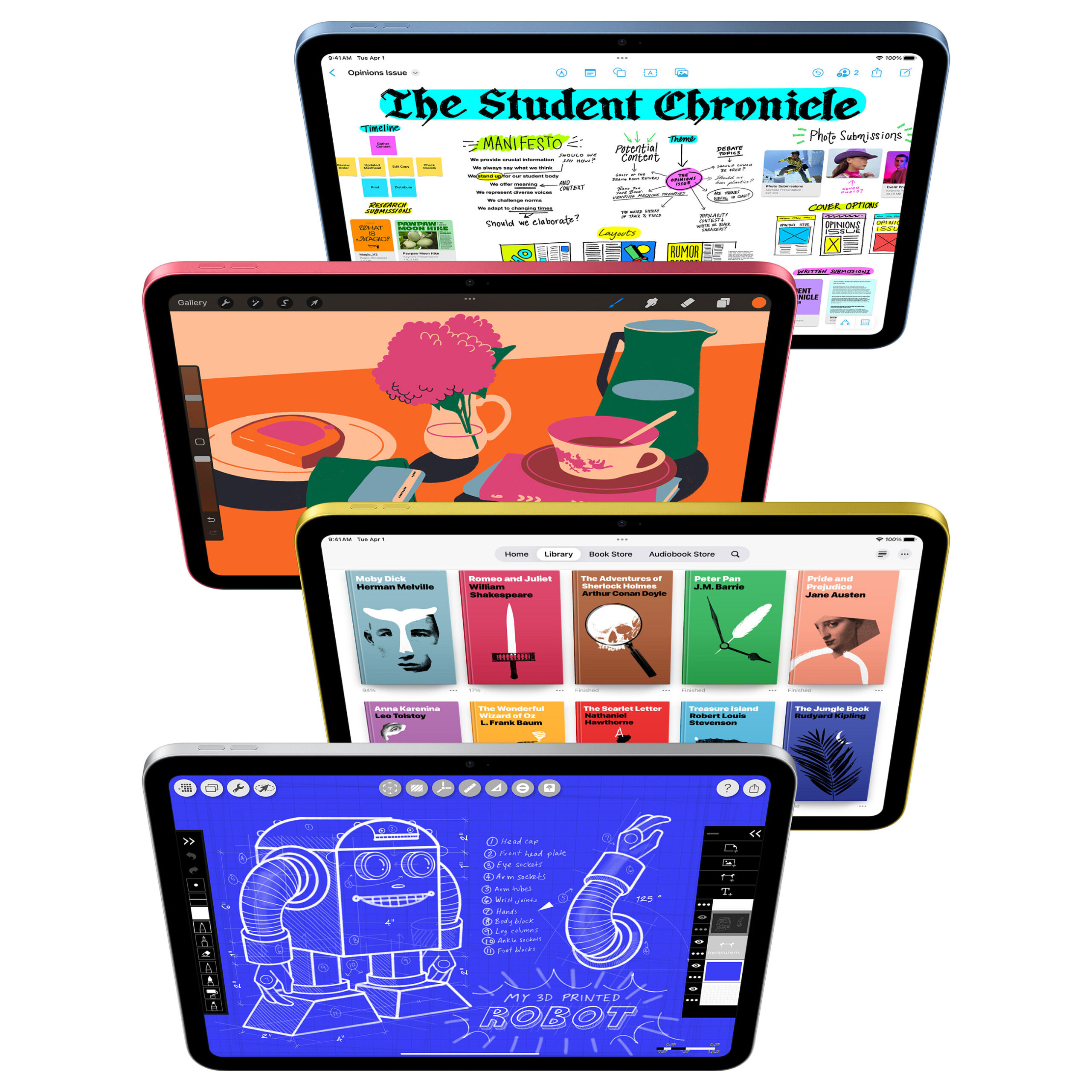 Apple iPad 11" / Wi‑Fi + Cellular / 512GB - Silver - Figura 3