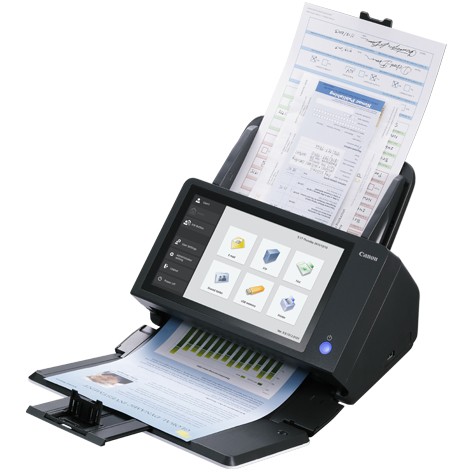 Skaner Canon ScanFront 400 / Document Scanner with ADF / Duplex LAN USB - Bardhë - Figura 2