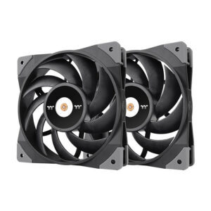 Ftohës për Kasë Thermaltake TOUGHFAN 12 Performance / 120mm / PWM / 500–2000 RPM / 2-Pack - Zezë