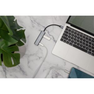 HUB USB‑C DIGITUS / 4‑Port (2x USB‑A 3.1 + 2x USB‑C 3.1) / Kabllo e integruar 8