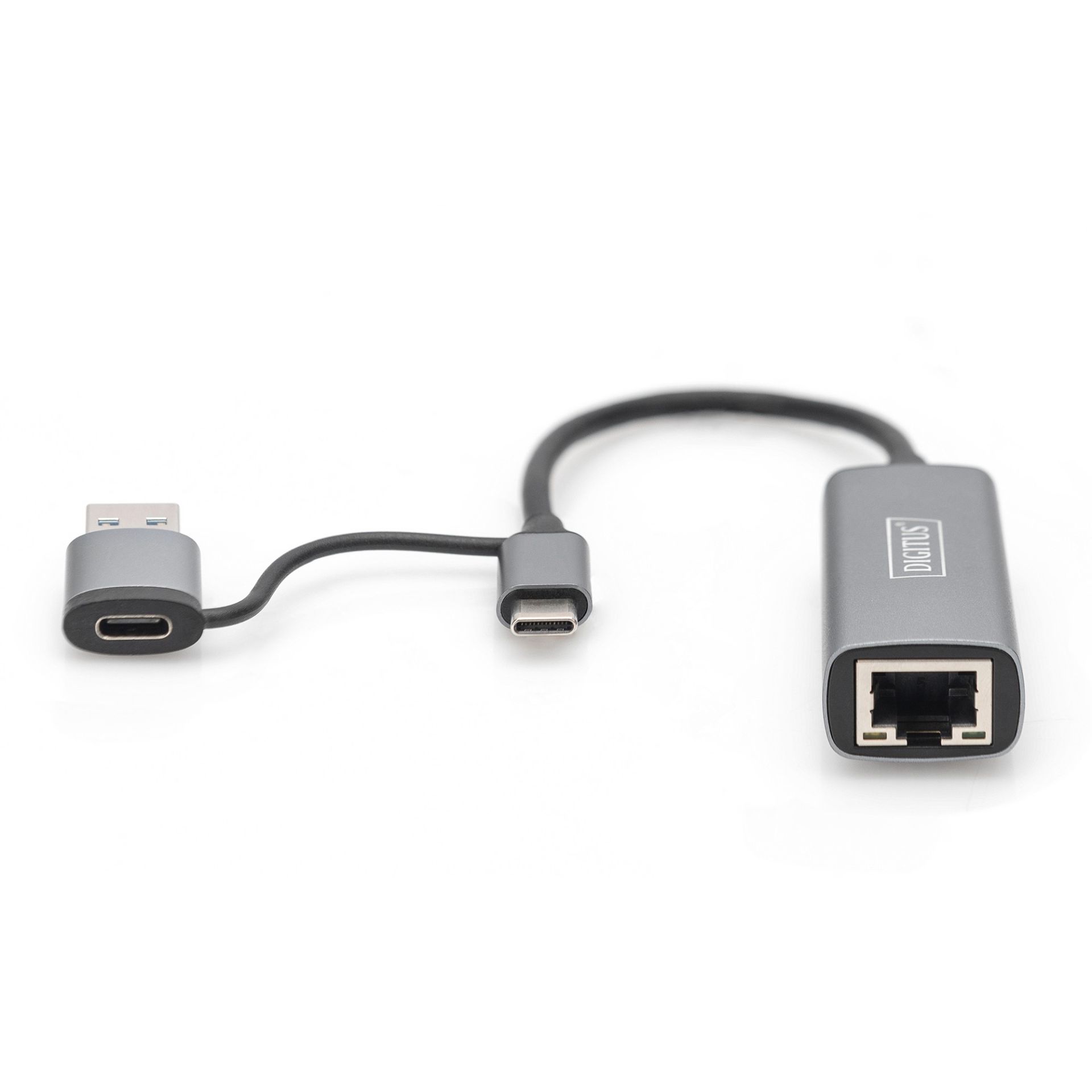 Adapter USB‑C DIGITUS → 2.5G Ethernet / USB 3.0 & USB‑C 3.1 - Figura 2