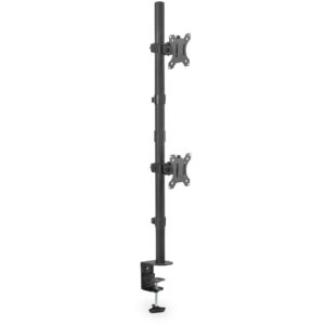 Mbajtëse për Monitor DIGITUS Monitor Vertical Mount 43.18-81.28cm 17-32inch 8kg max each clamp or grommet mount