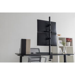 Mbajtëse për Monitor DIGITUS Monitor Vertical Mount 43.18-81.28cm 17-32inch 8kg max each clamp or grommet mount