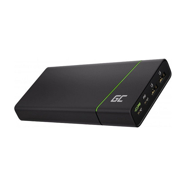 Powerbank Green Cell PowerPlay Ultra / 26800mAh / 128W / 2×USB‑A + 2×USB‑C PD - Zezë