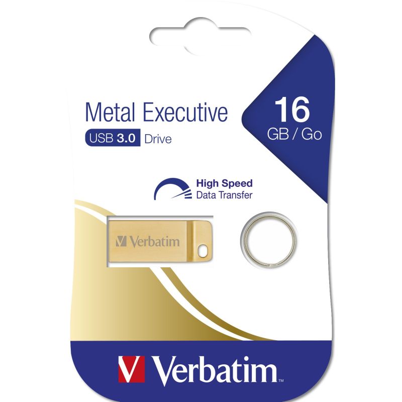 USB Flash / Verbatim / Metal Executive / 16 GB / USB 3.2 / Ari