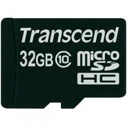 Kartë Memorie SD CARD 32GB Transcend Premium MicroSDHC 10MB/s