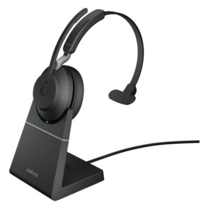 Kufje pa kabllo Jabra Evolve2 65 Mono UC + Link 380a with Charging Stand - Zezë
