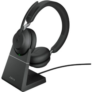 Kufje pa Kabllo Jabra Evolve2 65 / Microsoft Teams / Stereo / Link380a USB-A / Ladestation - Zezë