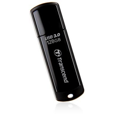 USB Flash Drive STICK 128GB USB 3.0 Transcend JetFlash 700 - e zezë