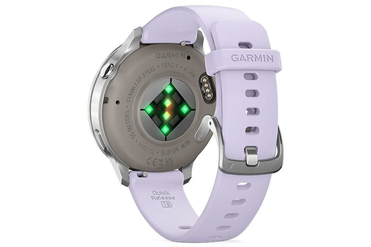 Orë e mençur Garmin Venu 4 GPS Smartwatch 41mm with Silicone Strap – Hiri / Argjend / Lavandë - Figura 2