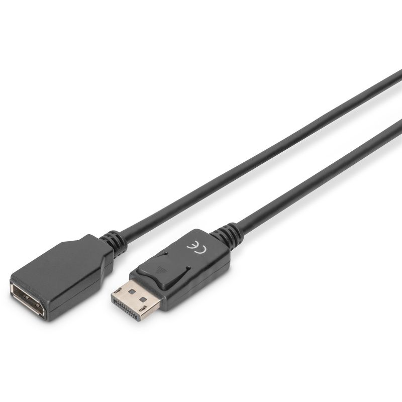 Kabllo DisplayPort DIGITUS DP Extension / 2m / 8K - Zezë - Figura 2