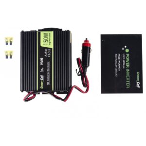 Green Cell Power Inverter KFZ – 12 V DC në 230 V AC, 150/300 W