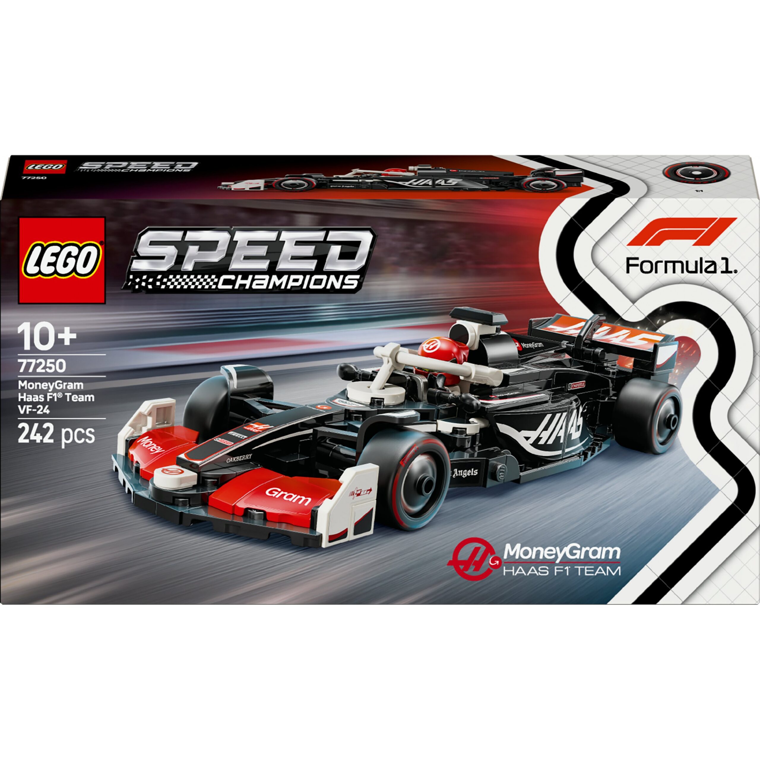 LEGO Speed Champions MoneyGram Haas F1 Team VF-24 Racing Car 77250