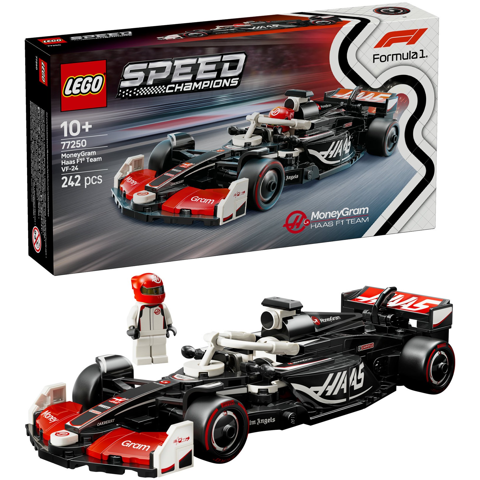 LEGO Speed Champions MoneyGram Haas F1 Team VF-24 Racing Car 77250 - Figura 3