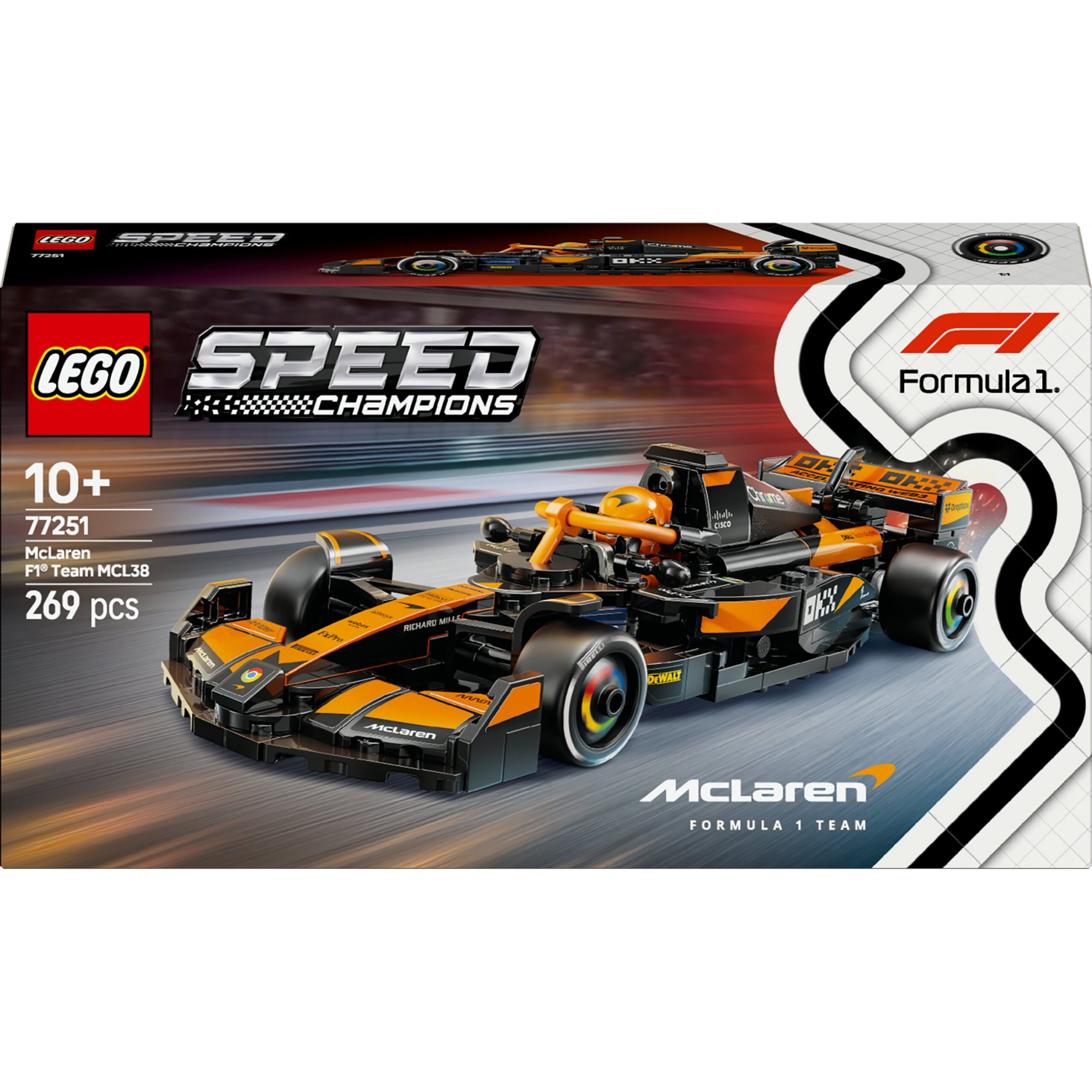 LEGO Speed Champions McLaren F1 Team MCL38 Racing Car 77251