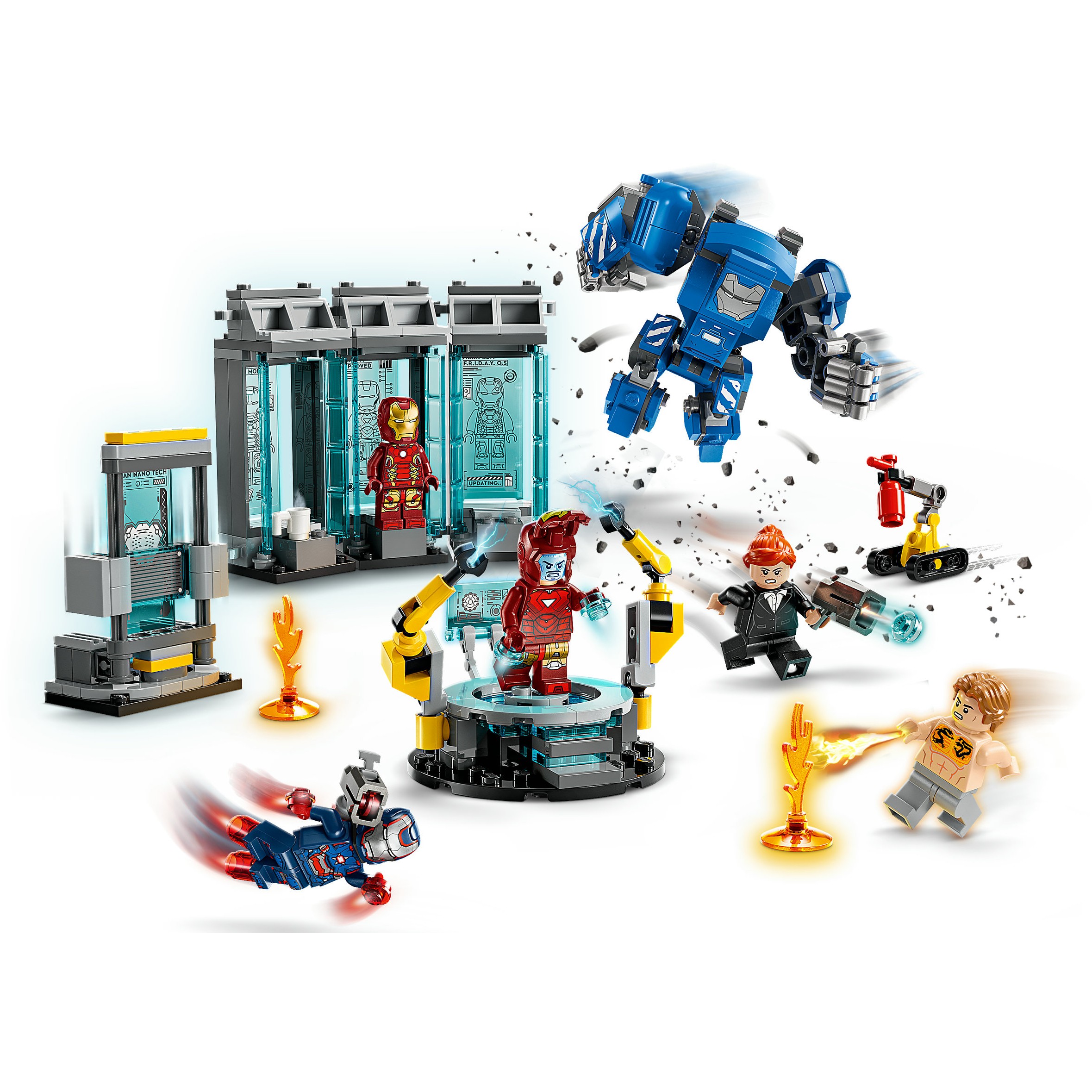 LEGO Super Heroes Marvel Iron Man’s Lab: Hall of Armors 76315 - Figura 4