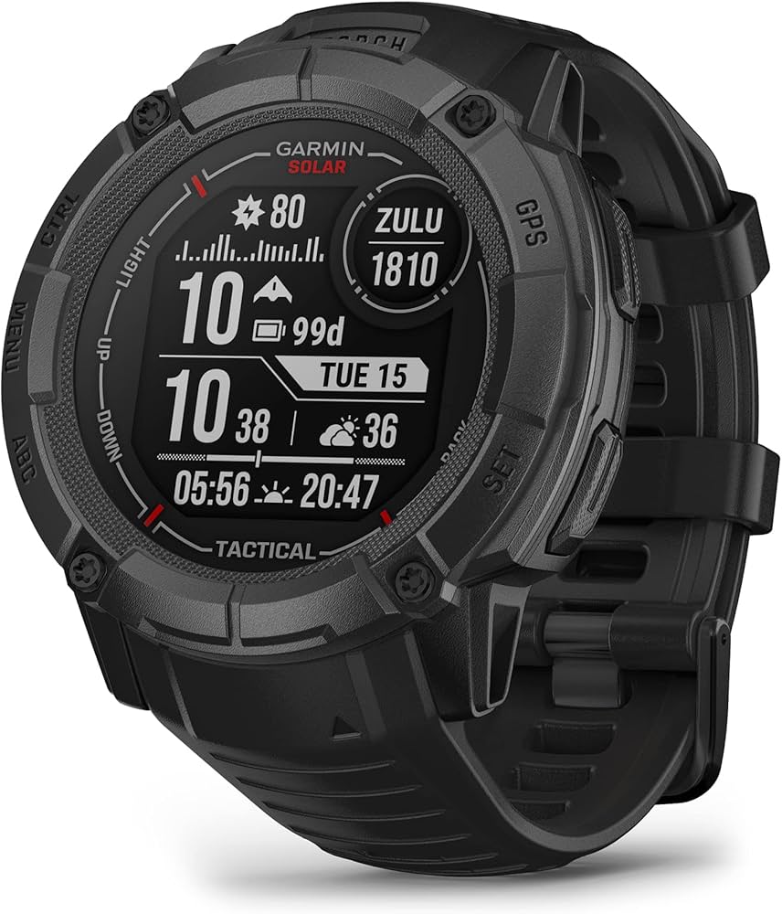 Orë e mençur Garmin Instinct 2X Solar Tactical Edition / 50mm – Zezë - Figura 2