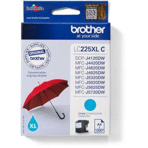 INK Brother LC-225XLC Ink Cartridge – Blu