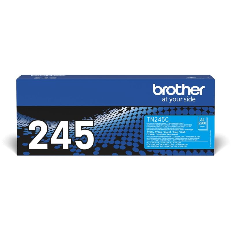 Toner Brother TN-245C Cartridge Original / High Yield / Bis zu 2.200 Seiten (ISO/IEC 19798)  – Blu