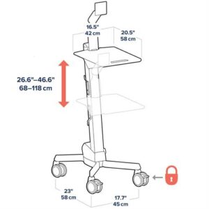 Mbajtëse për Monitor Ergotron Neo-Flex LCD Cart