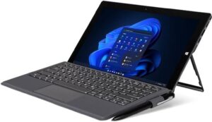 Aksesorë për tablet Wortmann TERRA TYPE COVER PAD 1200 / QWERTY UK Layout / Magnetike – Zezë