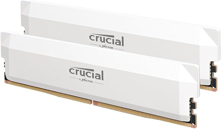 DDR5 Crucial Pro 6400 Kit 32GB 2x16GB UDIMM CL38 W Overclocking - RAM Memorie