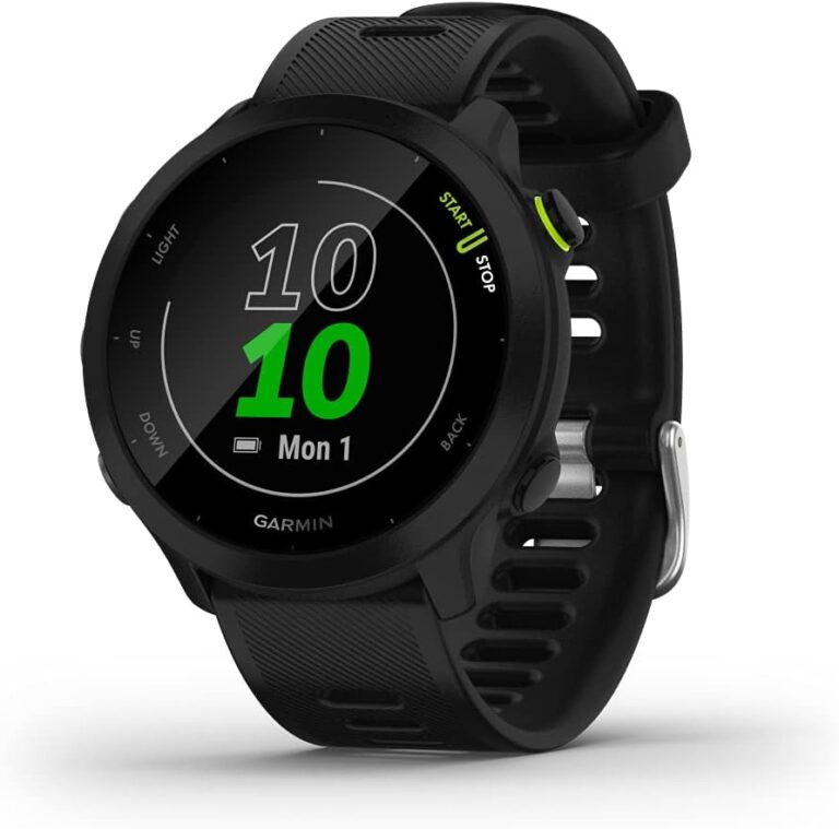 Orë e mençur Garmin Forerunner 55 / 1.04 Inch / Android / Up to 2 weeks of Battery Life / Bluetooth / E zezë