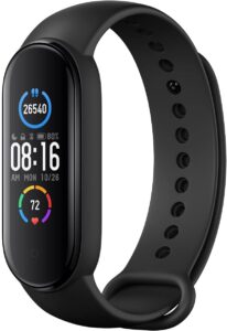 Orë e mençur Xiaomi Mi Smart Band 5 / 1.1 Inch Amoled / Heart and Sleep Monitoring / Remote Camera Control / E zezë