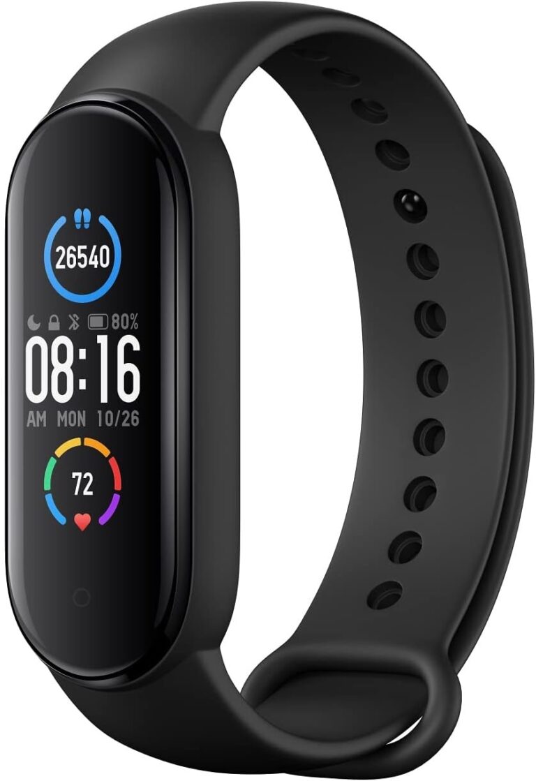 Orë e mençur Xiaomi Mi Smart Band 5 / 1.1 Inch Amoled / Heart and Sleep Monitoring / Remote Camera Control / E zezë