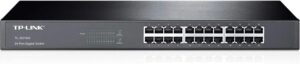 Switch TP-Link / 24-port / Unmanaged / Gigabit Ethernet 10/100/1000 Mbps / 24xRJ-45 / Full/half duplex / Plug and Play / Desktop/Rackmount / I zi
