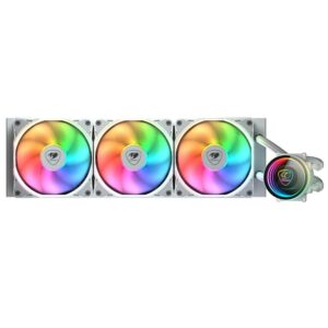 Ftohës për procesor K COUGAR Poseidon Elite 360 ARGB / Water Cooling - White