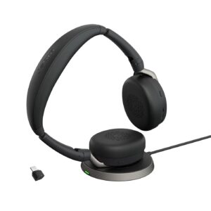 Kufje Jabra Evolve2 65 UC / MS Stereo / Wireless / Bluetooth 5.0 / Over-Ear / E zezë