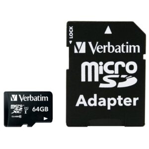 Kartë Memorie SD CARD Verbatim Premium - Flash Memory Card (adapter included) - 64 GB - Class 10 - microSDXC UHS-I