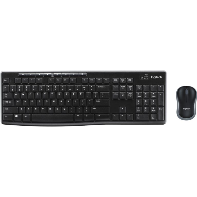 Combo Tastierë & Maus Logitech MK270 Desktop / wireless / QWERTZ / DE - e zezë