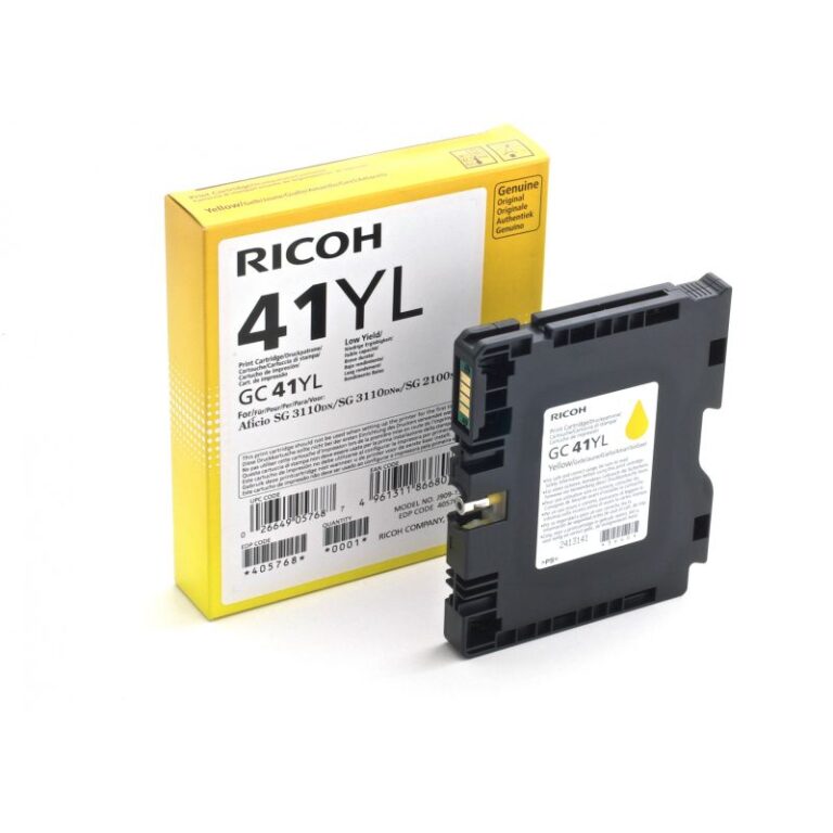 INK Ricoh Ink Cartridge GC41YL / 405768 – Verdhë