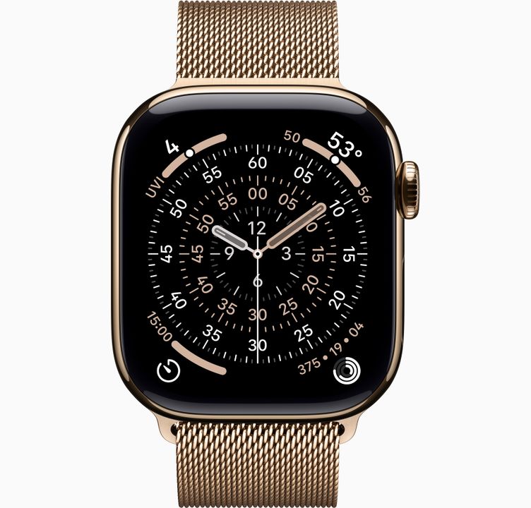 Apple Watch Series 11 Titanium Gold Cellular 42mm with Gold Milanese Loop - Figura 2