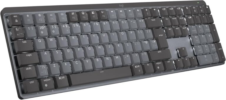 Tastierë Pa kabllo Logitech MX Mechanical Wireless Illuminated Keyboard – Gri