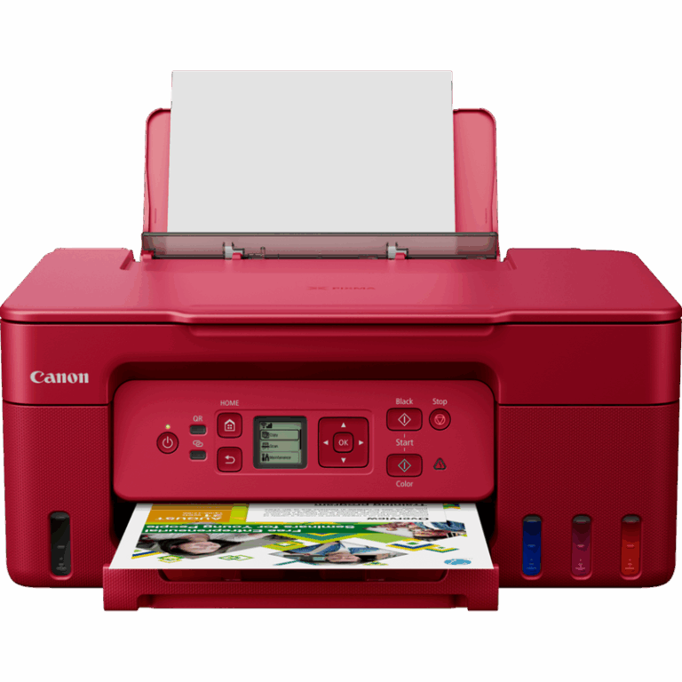 Printer Inkjet MFP G3470 EUM/EMB RED / Print, Scan, Copy / A4 / Color / Up to 11 ipm / Wifi, USB / e kuqe