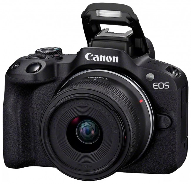 Kamere dixhitale Canon EOS R50 + RF-S 18-45mm F4.5-6.3 IS STM / 4K / Bluetooth / Wi-Fi / 2.95 inches / e zezë