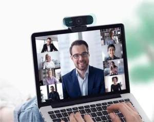 Webcam Aukey PC-W3 Seria Stream Full HD me sensor 1/2.9″-CMOS e zezë 6