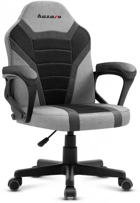 Karrige Gaming Huzaro Ranger 1.0 Grey Mesh / 130 kg / 97 cm x 54 cm / e zezë dhe gri