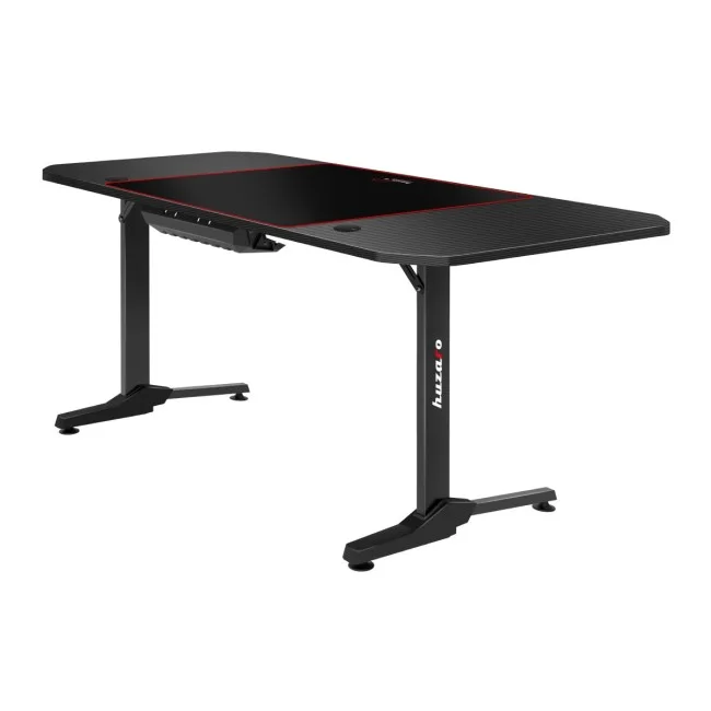 Tavolinë gaming Huzaro Hero 4.7 / 160 x 75 cm - Zezë - Figura 2