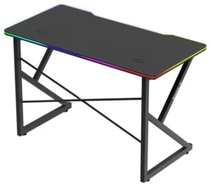 Tavolinë gaming Huzaro Hero 1.7 RGB / 120 x 75 cm – Zezë