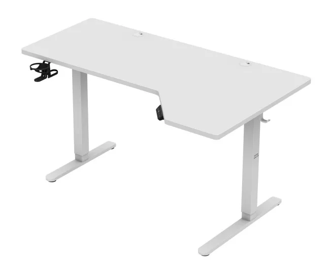 Tavolinë gaming Mark Adler Leader 9.1 /160 x 80 cm – Bardhë